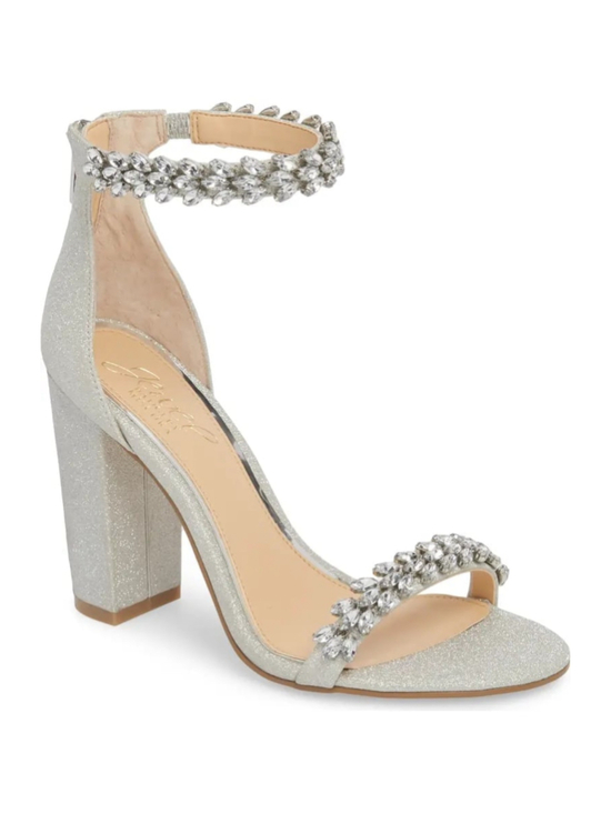 Badgley Mischka Shoes - Jewel Badgley Mischka Mayra Ankle Strap Evening Sandals